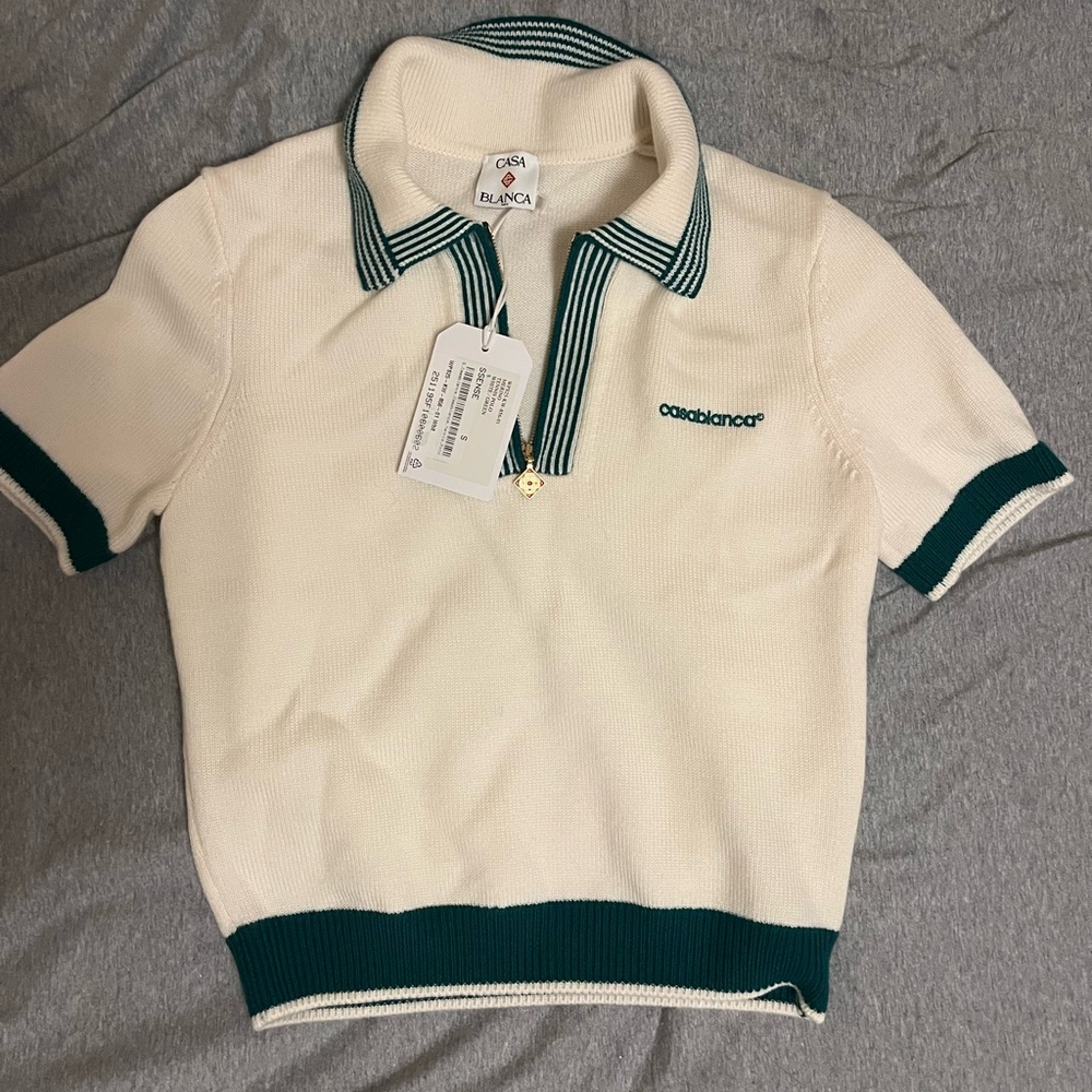 Casablanca wool tennis top